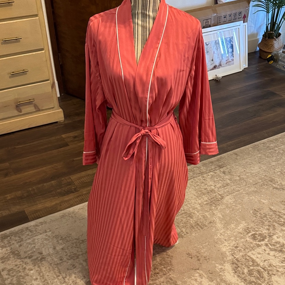 Elegant Coral Women's Robe